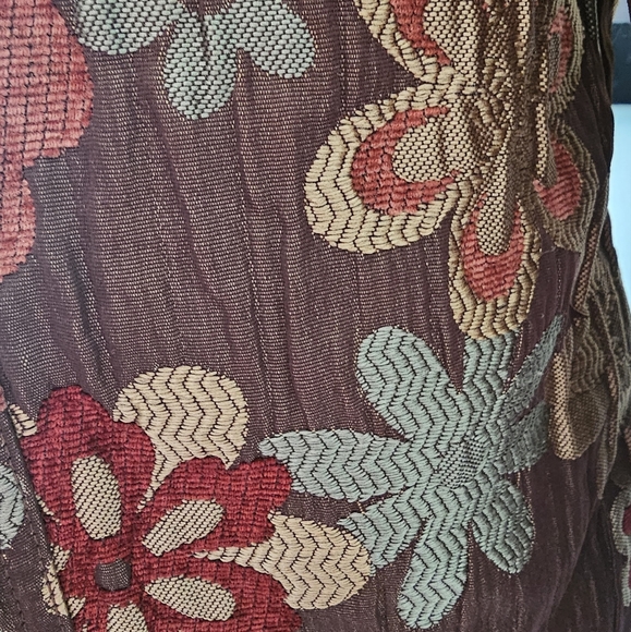 NWoT Unique Embroidered Floral Jacket Seasonless Wear 1X ELCC - Picture 12 of 12